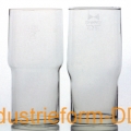 Wirteglas (li.) und superfest-Trinkbecher (re.), je 0,25 l