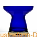 Schalenvase, Innenfangglas blau